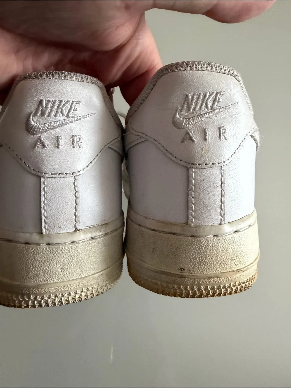 Nike Men's White Leather Sneakers